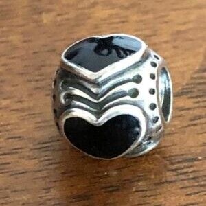 PANDORA 2011 BLACK FRIDAY MIDNIGHT HEART CHARM